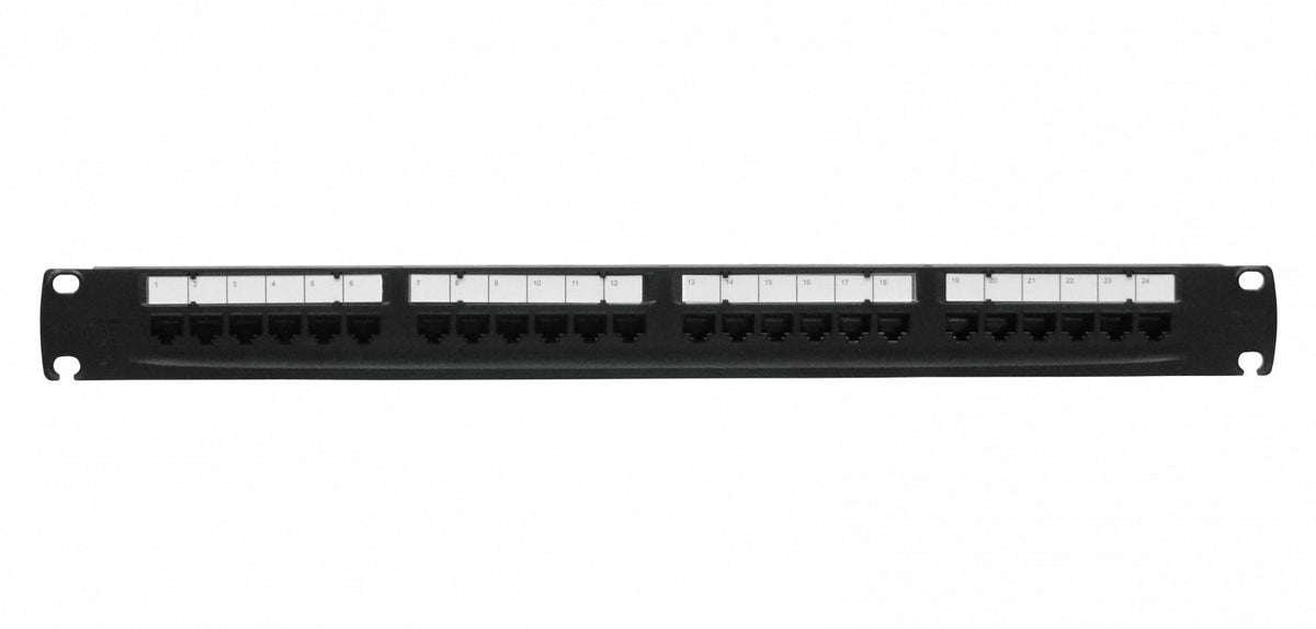PP624FM FURUKAWA Panel de Conexión 24-Puertos RJ45 Cat6 U/UTP Multilan 24AWG 1U 35030015