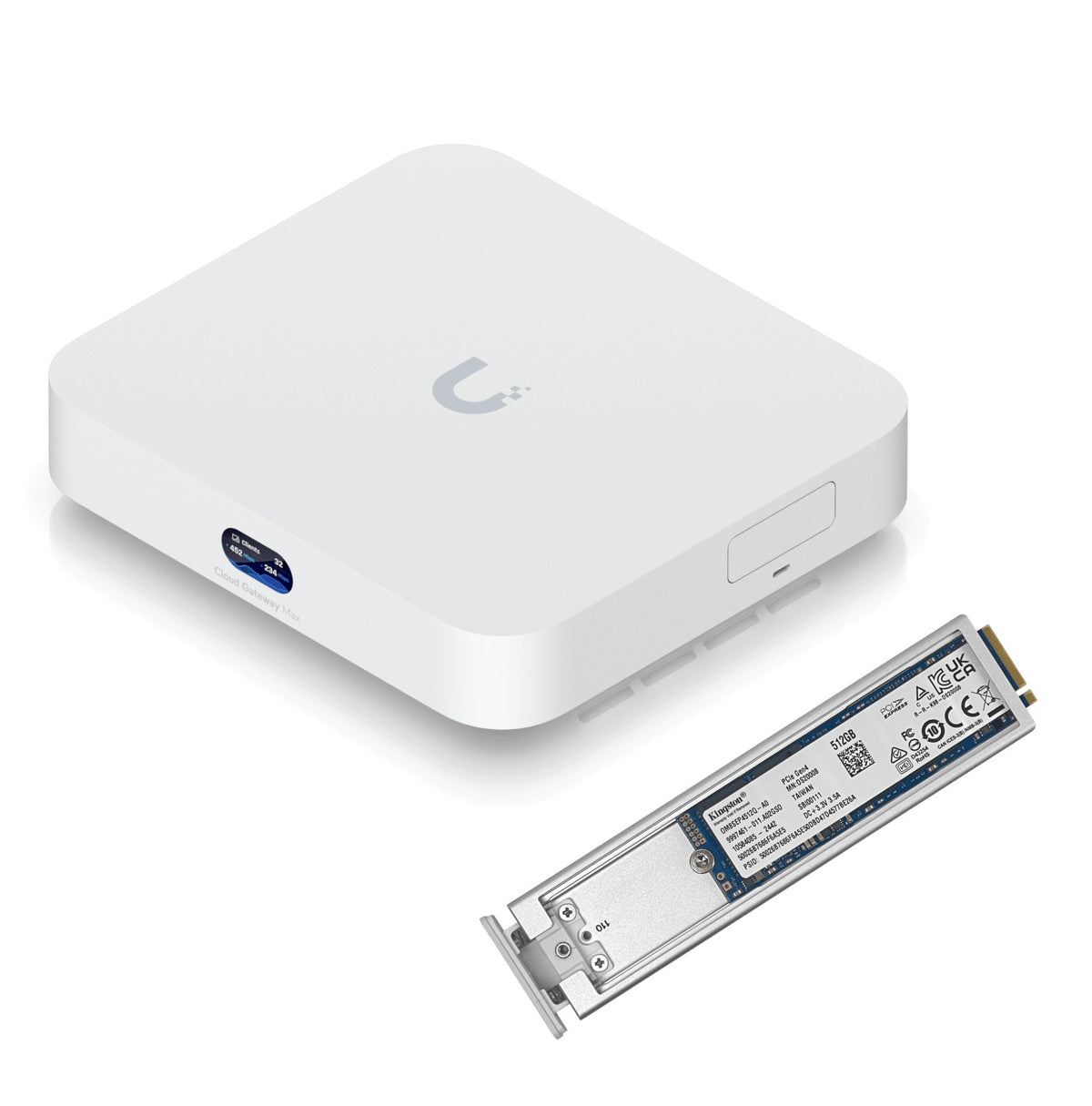 UCG-MAX. Puerta de enlace UniFi 5-2500 512GB-NVMe-SSD 5-aplicaciones BTE incluye-5V UCG-MAX-EU UBIQUITI
