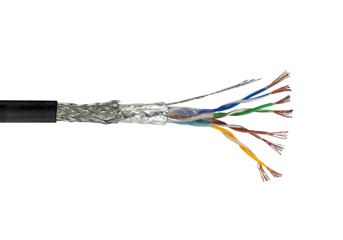 CPXN-350 LINKMADE EXTERIOR 35-METROS MULTIHILO SF/UTP NEGRO CAT5E Cable-de-Red Intemperie