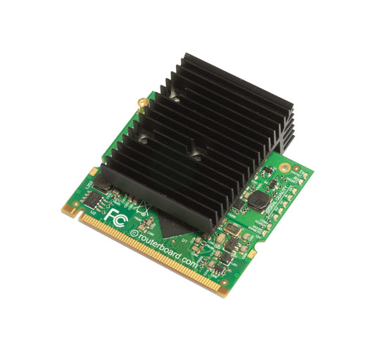 R2SHPN MIKROTIK tarjeta inalámbrica 1xMMCX 32dBm 2,4GHz b/g/n 125Mbps 1.6W chipset AR9223 Mini PCI 9 indicadores LED