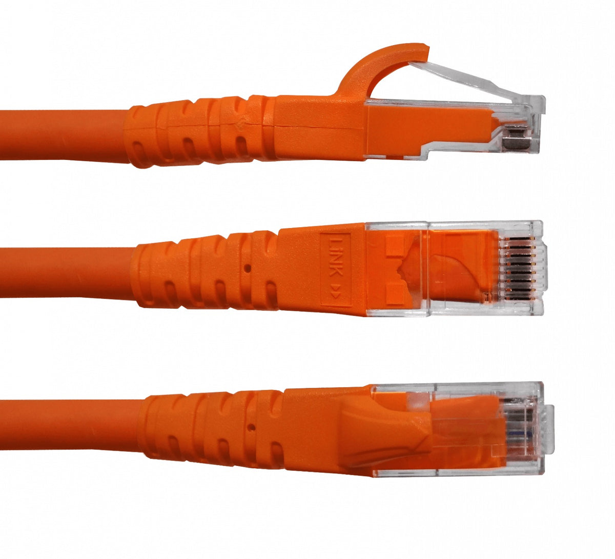 CP6B-30L LINKMADE 3MT CAT6 NARANJA LSZH LATIGUILLO MOLDEADO MULTIHILO