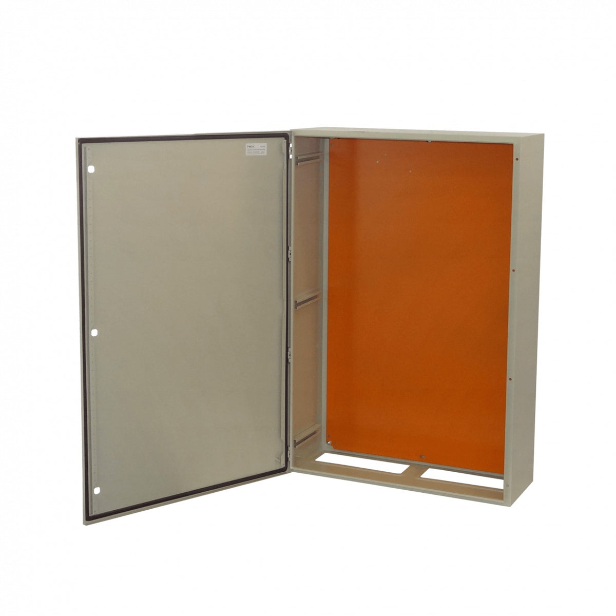 ST8-1230 TIBOX Armario o Gabinete Metálico de 1200x800x300mm en Chapa de Acero, Color Beige, Grado de Protección IP65, Sin Cerradura (1 Cuerpo)