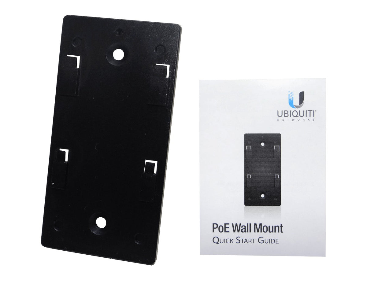 POE-WM. UI Montura de Pared Delgada 12W Plástico Negro para PoE POEWM. UBIQUITI