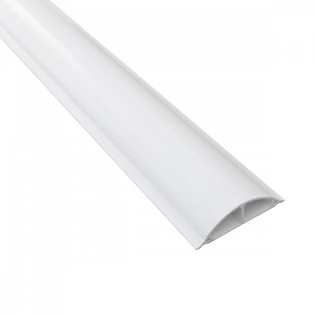 CC-P10025 LINKCHIP Canaleta Plástica de Suelo Blanca 100x25mm 2 metros 2.15mmx1.90mm PVC