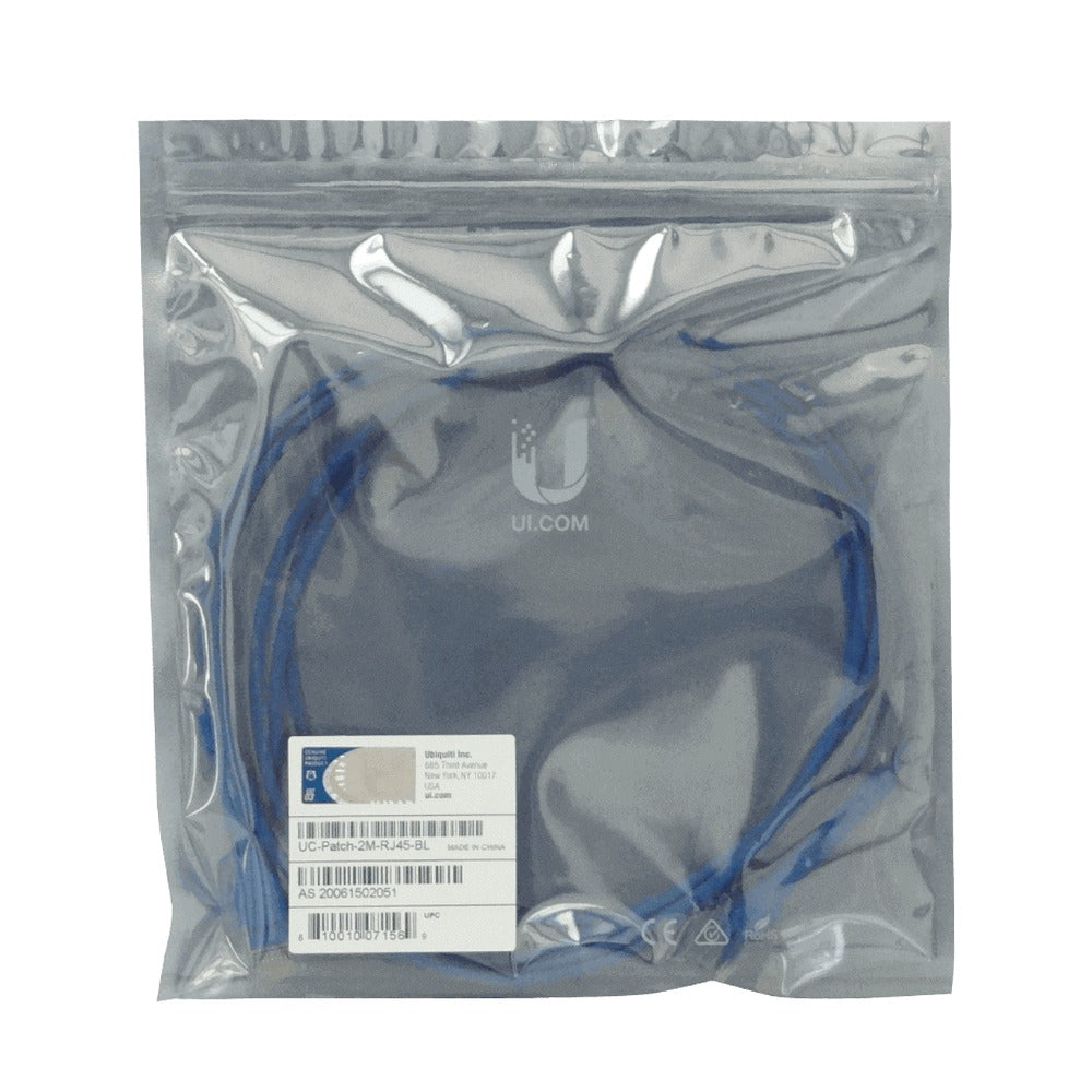 AUP-2. UI Azul 2m Cable de Red Cat6 RJ45 200cm U-Cable-Patch-2M-RJ45-BL U-CABLE-PATCH-2M-RJ45-BL UBIQUITI