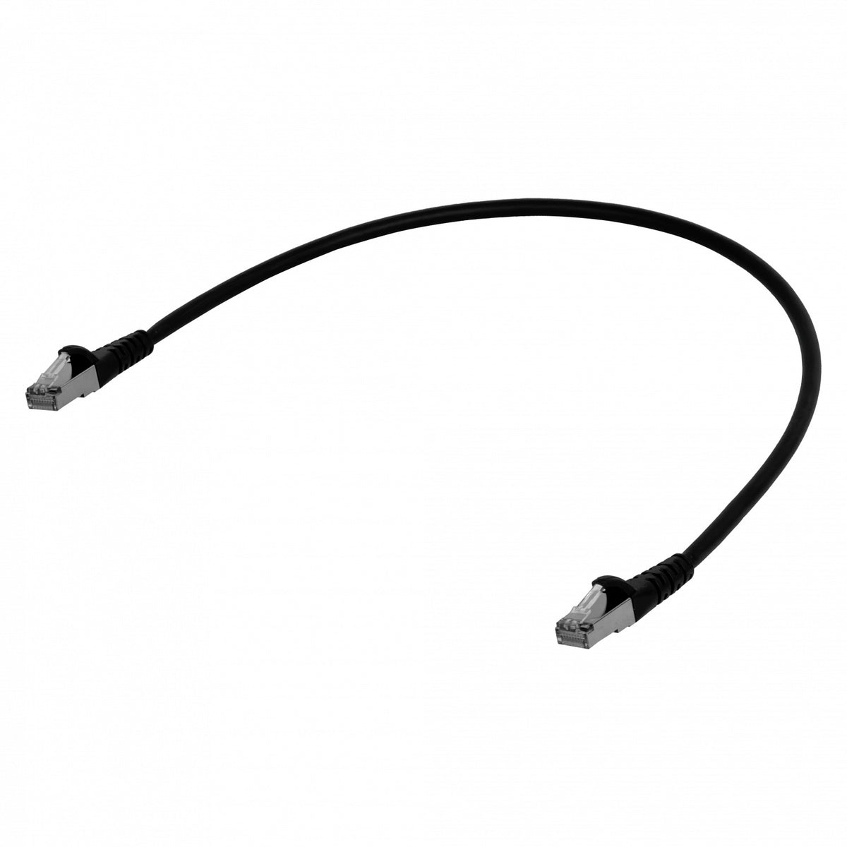 CP6SN-05-4 LINKMADE Latiguillo de red multifilar S/FTP CAT6 4 pares 50cm color negro LSZH inyectado