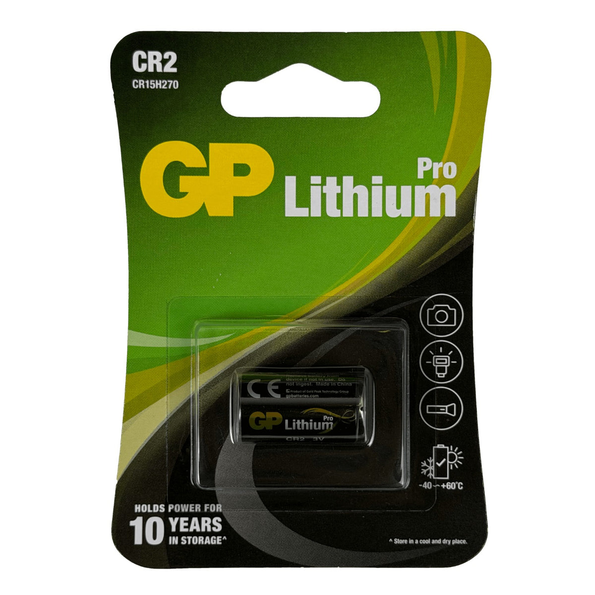 CR-2 15x27mm Batería de Litio 3V Pila CR15H270 15270 Reutilizable