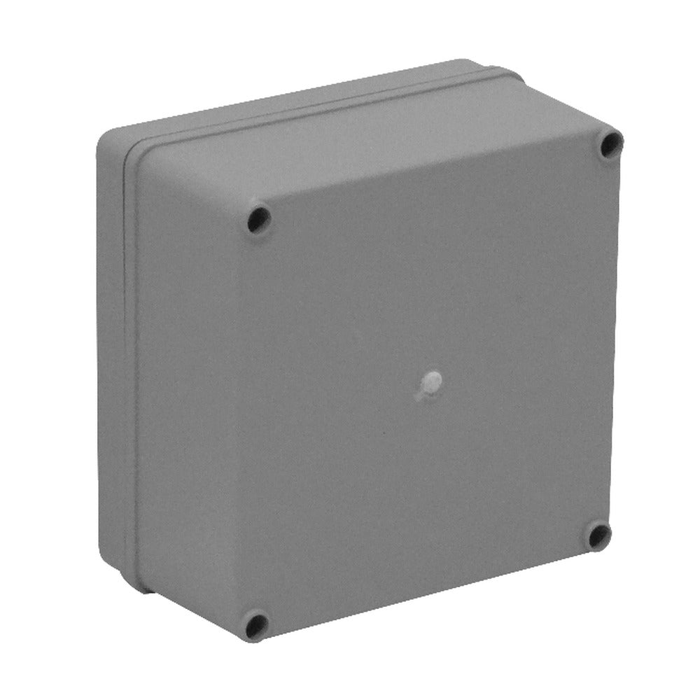 MGC-20 LINKCHIP Caja de superficie estanca color gris 150x150x80mm en poliestireno con 4 tornillos de poliestireno sin conos
