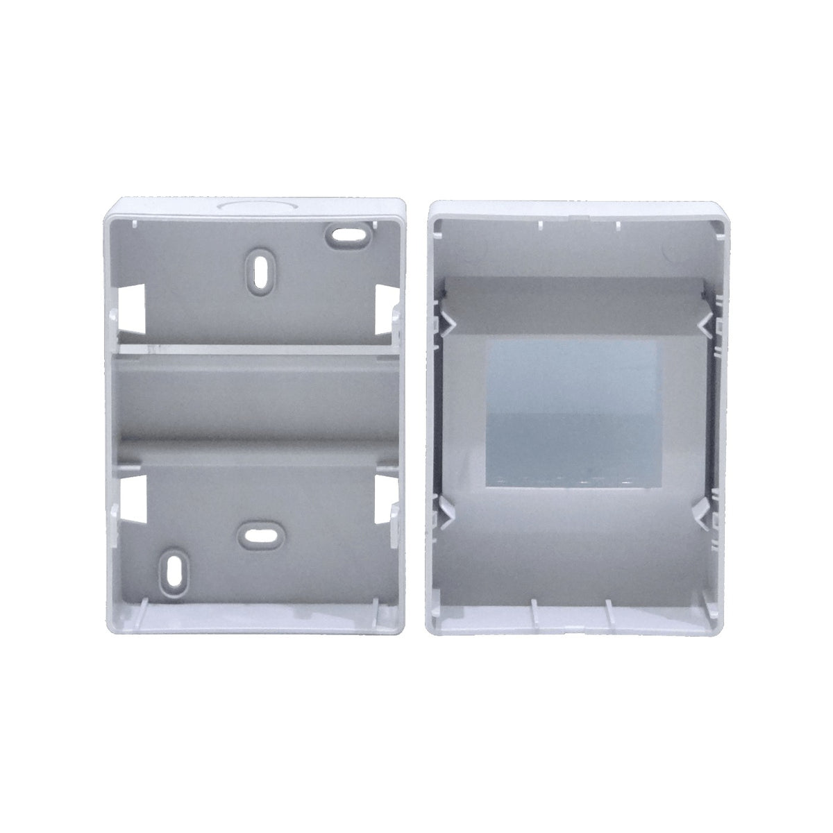CAJA-DIN4T KALOP c/Tapa 54/72mm-Ancho Caja Plastica p/Automaticos RielDin-Plastic