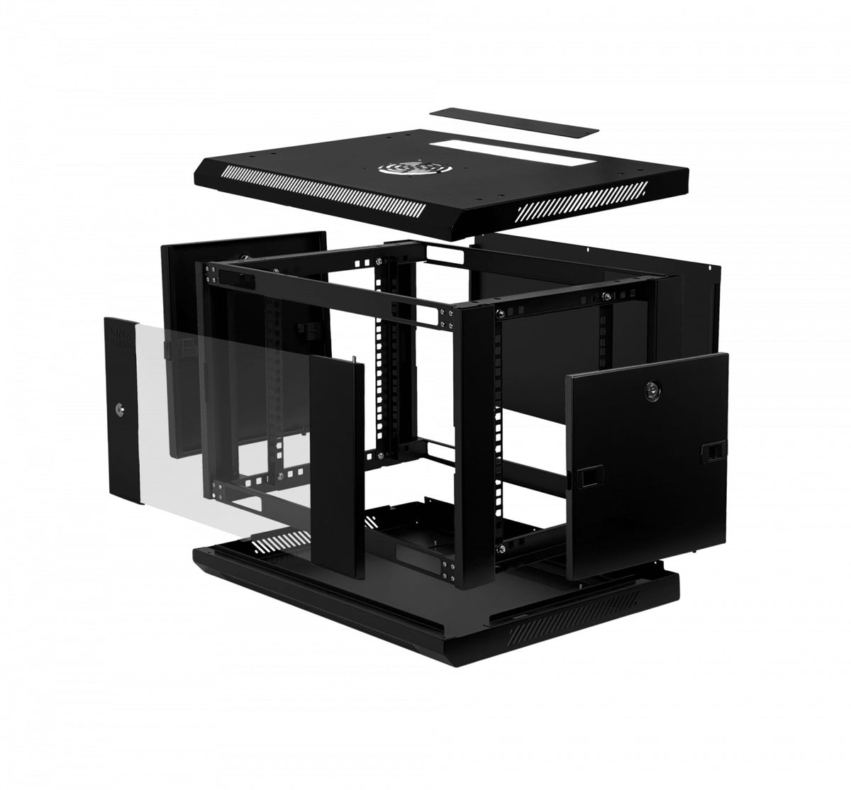 RK06-4LD LINKMADE Desarmado 6U 45CM-Fondo Rack de Pared Muro