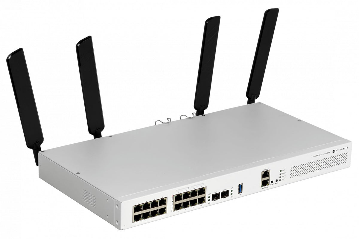 CRS418-8P-8G-2S+5AXQ MIKROTIK WiFi6 17-1000(8-PoE+) 150W 2-SFP+ 5/2,4GHz Entrada USB Capa-2 2-220VAC