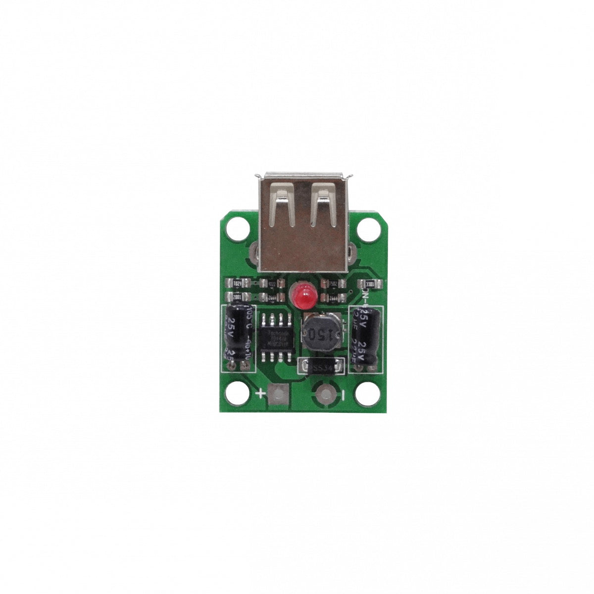 DCDC20-5V Convertidor DC-DC Interior 6-20V-entrada 12V-entrada 5V/2A-salida USB-AH sin Cables incluye Caja 40x30x12mm
