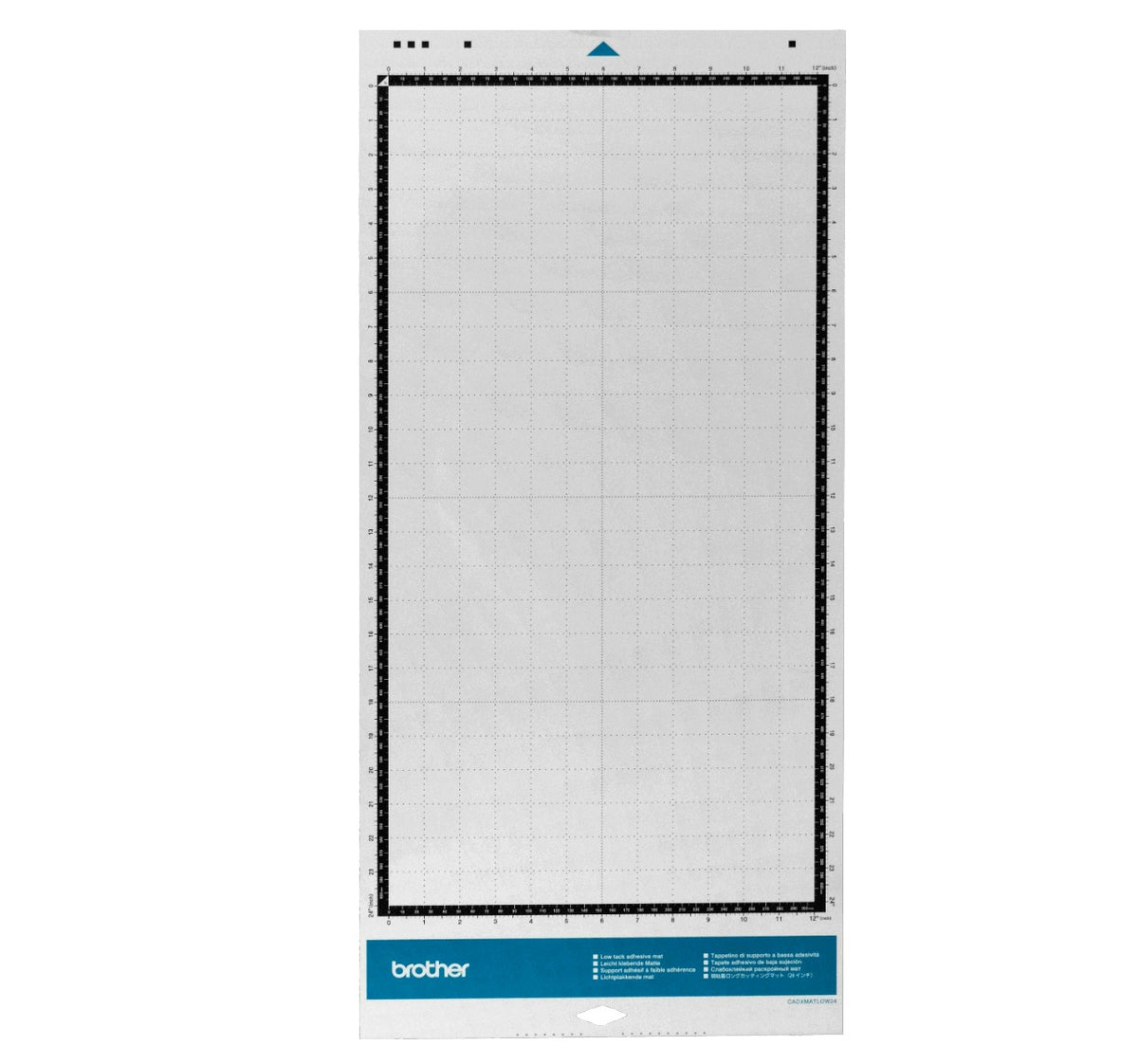 CADXMATLOW24. Alfombrilla adhesiva de baja adherencia Brother para plotter de corte ScanNCut DX, tamaño 305x610 mm