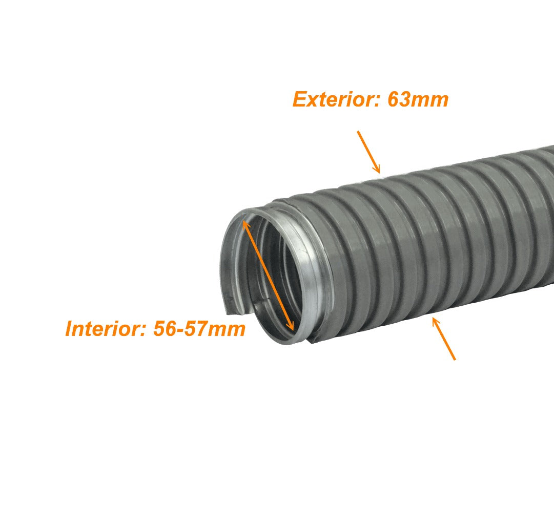 M63-25 Bobina de 25 Metros de 63mm Conduit Metálico Flexible con Recubrimiento de PVC PCFC
