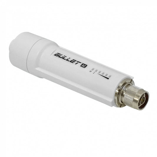 BULLET-AC. Punto de acceso para exteriores UI de doble banda 2,4/5 GHz, requiere PoE 15-24 V, requiere antena 1-N-M B-DB-AC UBIQUITI