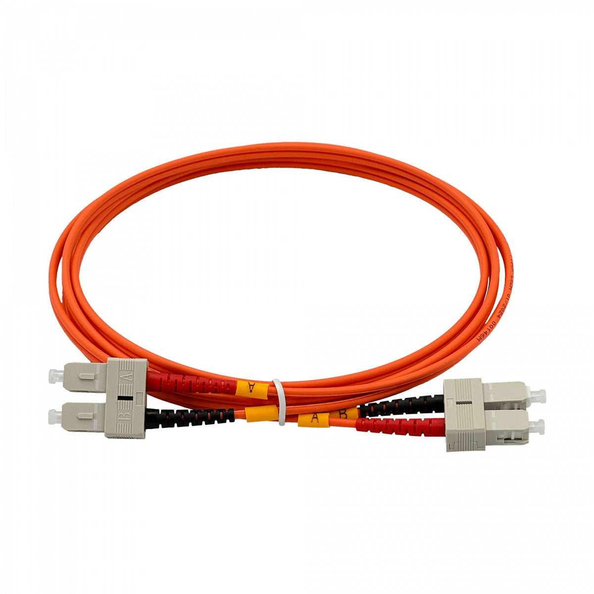 JFMCC2 2mt SC-SC OM1 MultiModo MM Duplex Jumper Fibra 62.5/125um 3mm LSZH