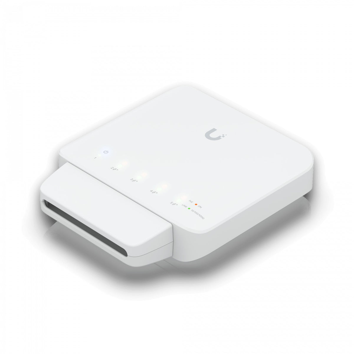 USW-FLEX-3. Switch UI de 3 puertos 5-1000 PoE (requiere 1 entrada) máx. 46 W total, para exterior, requiere af/bt+ USW-FLEX-3-EU UBIQUITI