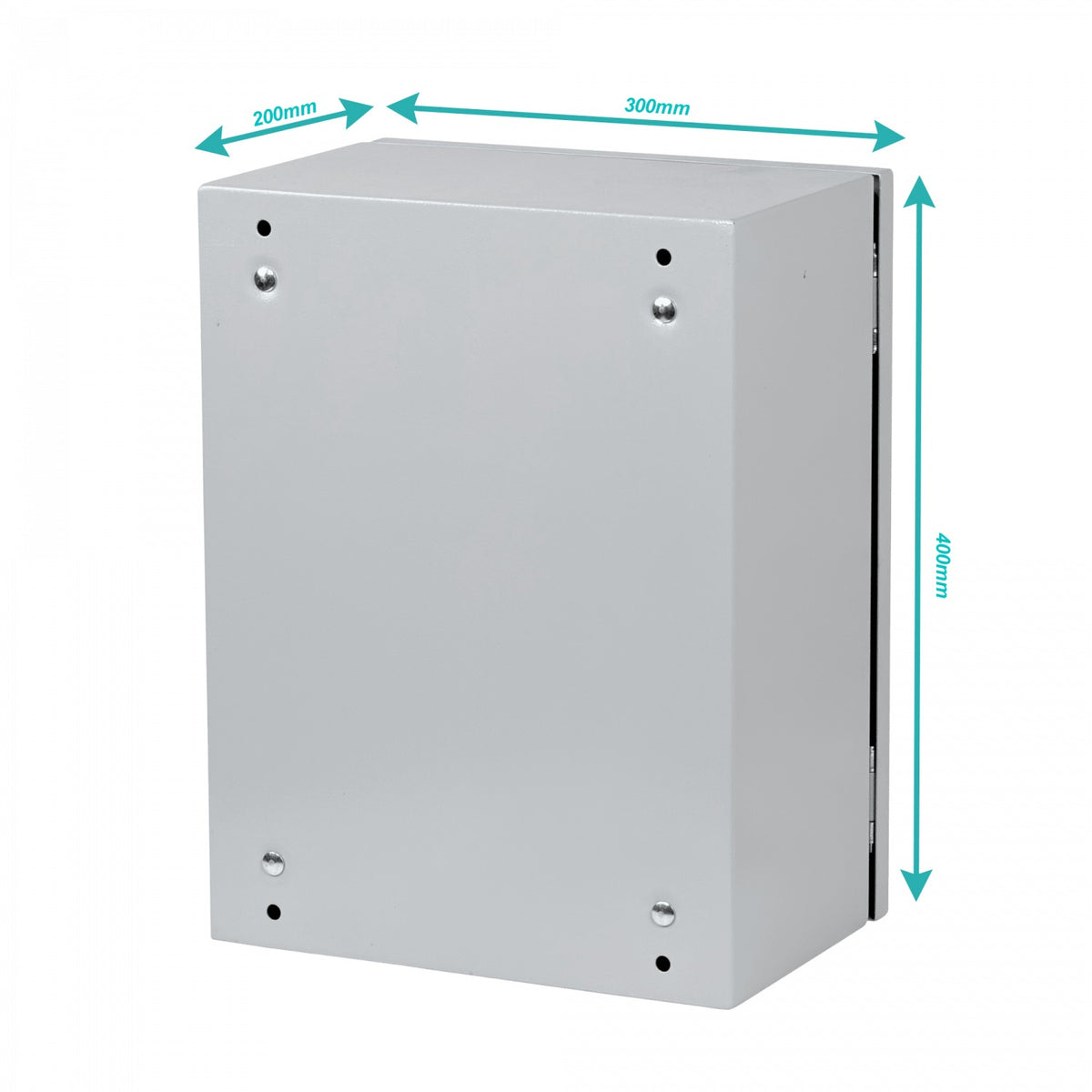 SA7525. Armario 400x300x200mm 1-puerta con cerradura incluida Armario Metálico IP65 Gris