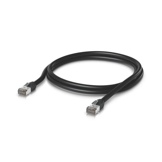 NOP-2. Cable de parcheo para exterior UI de 2 metros, color negro, blindaje F/UTP categoría 5e UACC-Cable-Patch-Outdoor-2M-BK UACC-CABLE-PATCH-OUTDOOR-2M-BK UBIQUITI