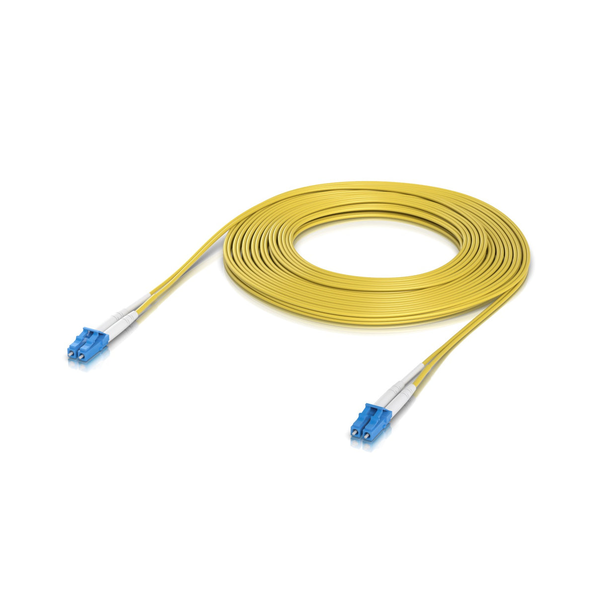 JFSLL10U. Cable puente de fibra óptica monomodo OS2 dúplex LC a LC de 10 metros, 100G, diámetro 2 mm, UACC-OFC-S2-LULU-10M UBIQUITI