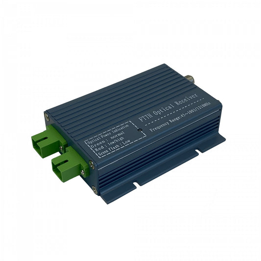 FT-10 2-SC/APC Hembra-Fibra Activo 1270-1577nm 47-1002MHz req-12V Receptor FTTH