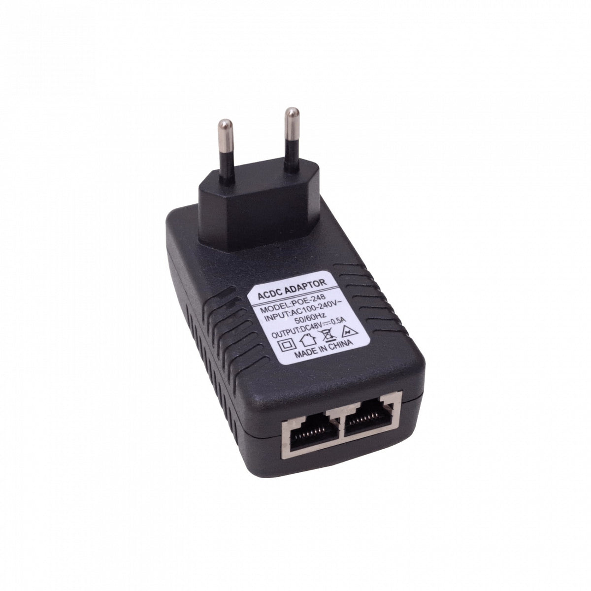 POE-248 48VDC 24W 0,5A Inyector PoE Pasivo sin-Estandar sin-tierra 100-240VAC