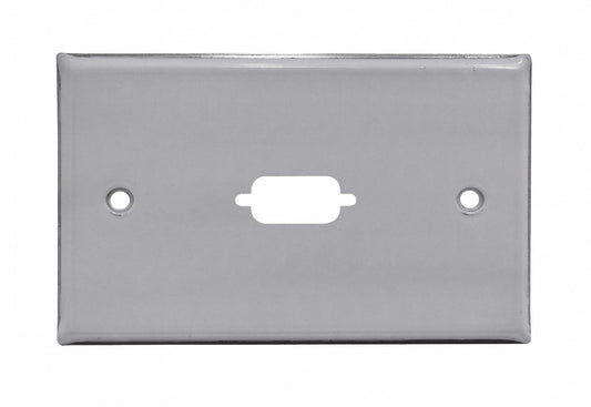 FP1MV LINKMADE Placa Frontal Metálica para 1-VGA REQUIERE ADAPTADOR/VGA-HEMBRA-HEMBRA 70X114MM