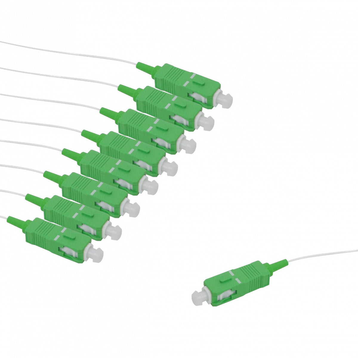 UF-SPLITTER-8. Interfaz de usuario 1x8 SC/APC Repartidor PLC para GPON 3 m 150+150 cm 0,9 mm 1260-1650 nm UBIQUITI