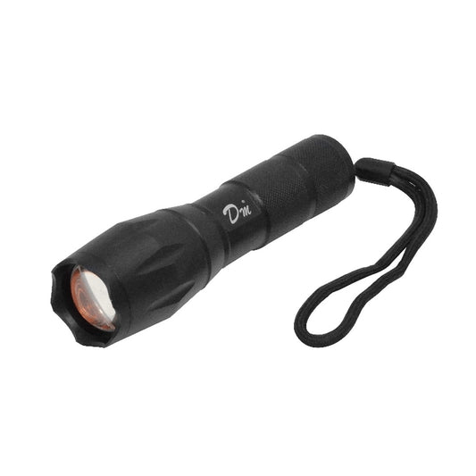 LINTERNA DM-L03 Linterna de 1 LED XML-T6, alimentada por batería de litio 18650, incluye cargador de 4,2V y la pila