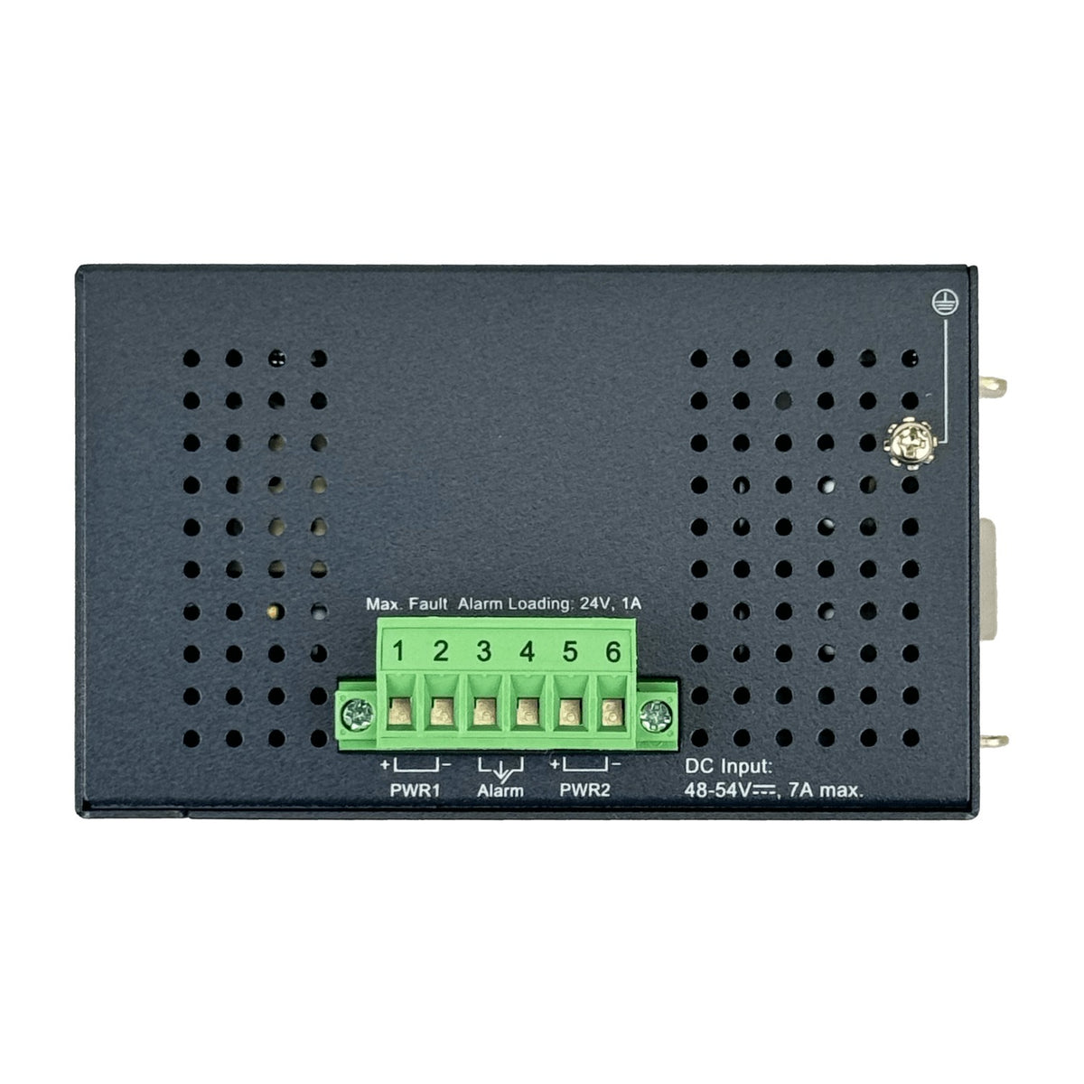 IGS-1020PTF Switch Industrial Gestionable PLANET 8 Puertos 1000 PoE+ 2 Ranuras SFP Presupuesto 240 Vatios Montaje Riel DIN Alimentación 48/54 Voltios DC