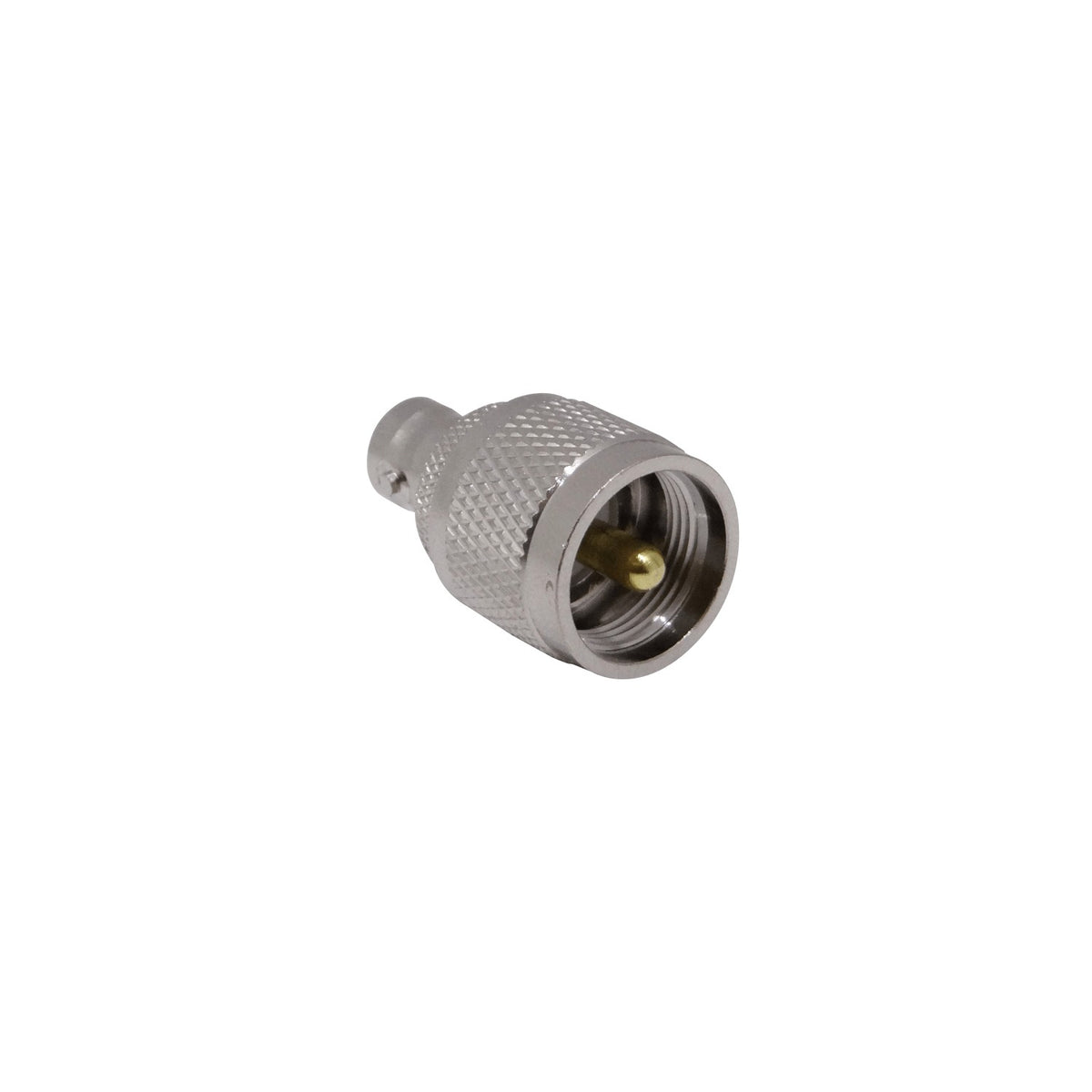 BHUM BNC-Hembra UHF-Macho/PL259-Macho Adaptador Acoplador Coaxial
