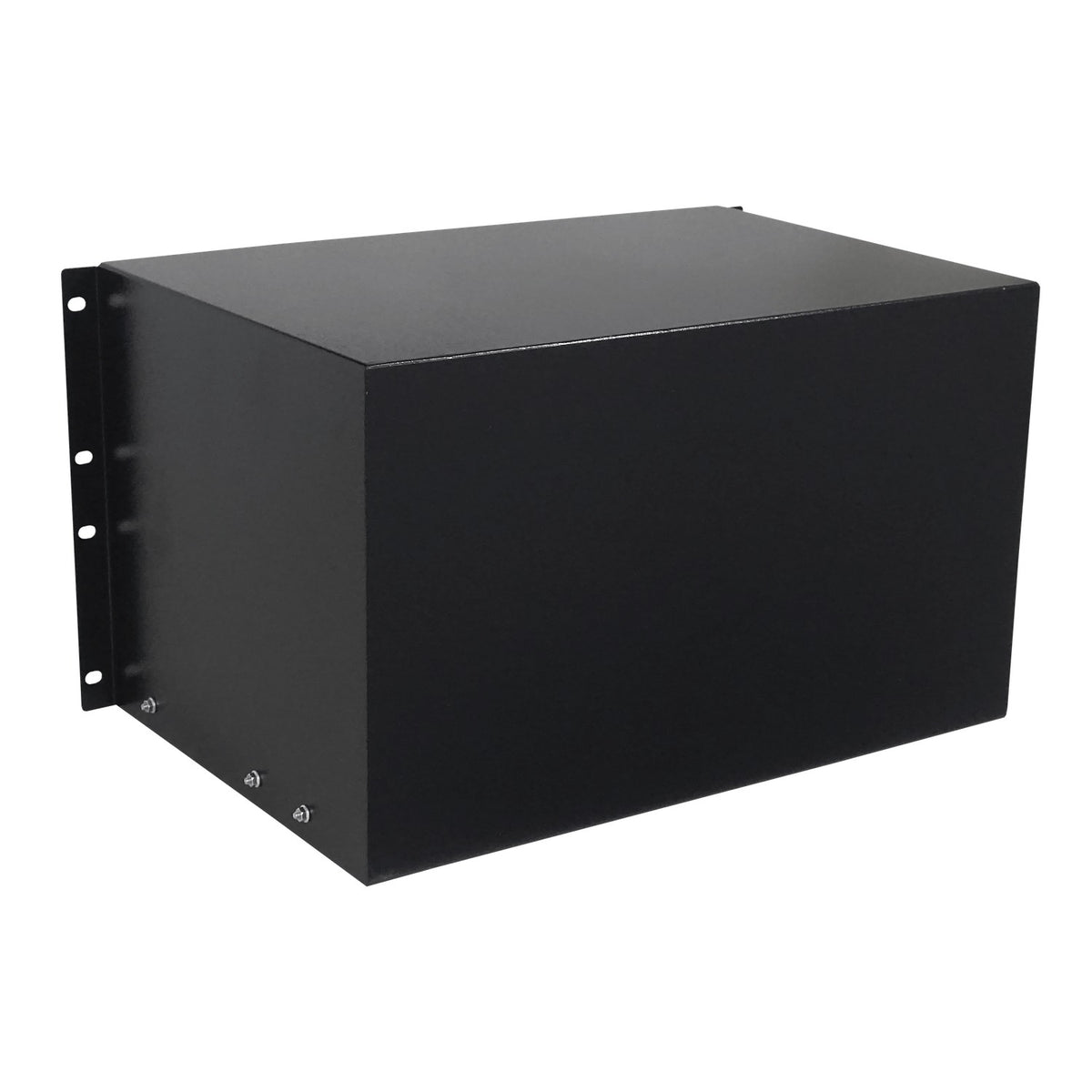 RAC-6U LINKMADE Bandeja porta-equipos 6U con cerradura color negro para armario rack altura 6 unidades profundidad 30cm