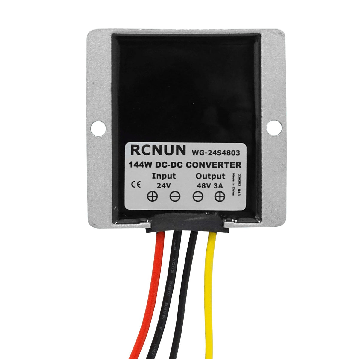 DCDC24-483 Convertidor 144W in:20-32VDC in:24VDC out:48VDC 3A IP68 Step Up Boost