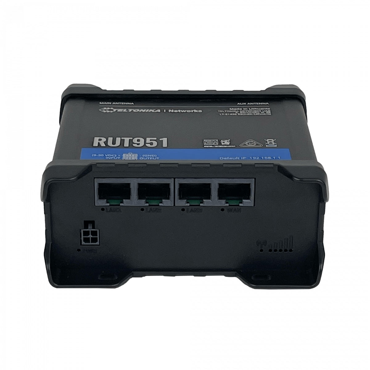 RUT951 TELTONIKA 4G/LTE Dual-Sim Router 2-.SMA 2-RPSMA 3-LAN 1-WAN