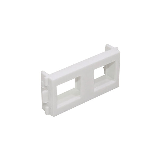FQ2K Soporte Doble para Keystone en Placa de Pared Multimedia FQ1-FQ2-FQ3