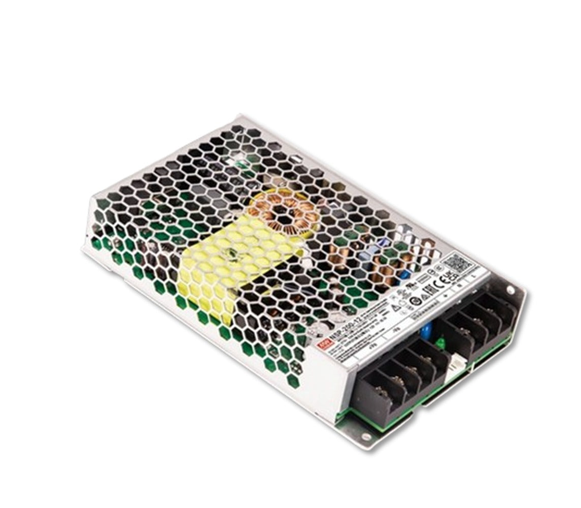 Fuente de Poder Industrial AC/DC 200W MEAN WELL NSP-200 con PFC Alta Confiabilidad - 24V
