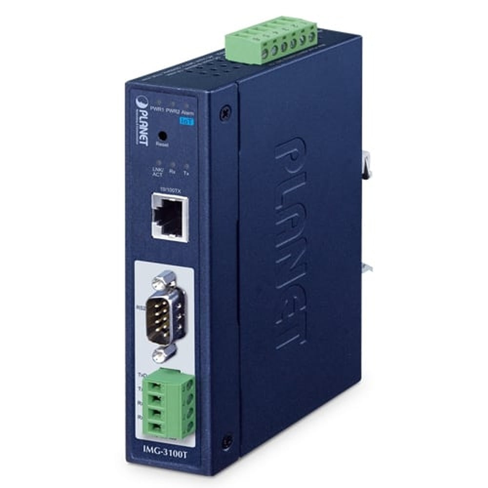 Puerta de Enlace Modbus Industrial IP30 de 1 Puerto RS232/RS422/RS485