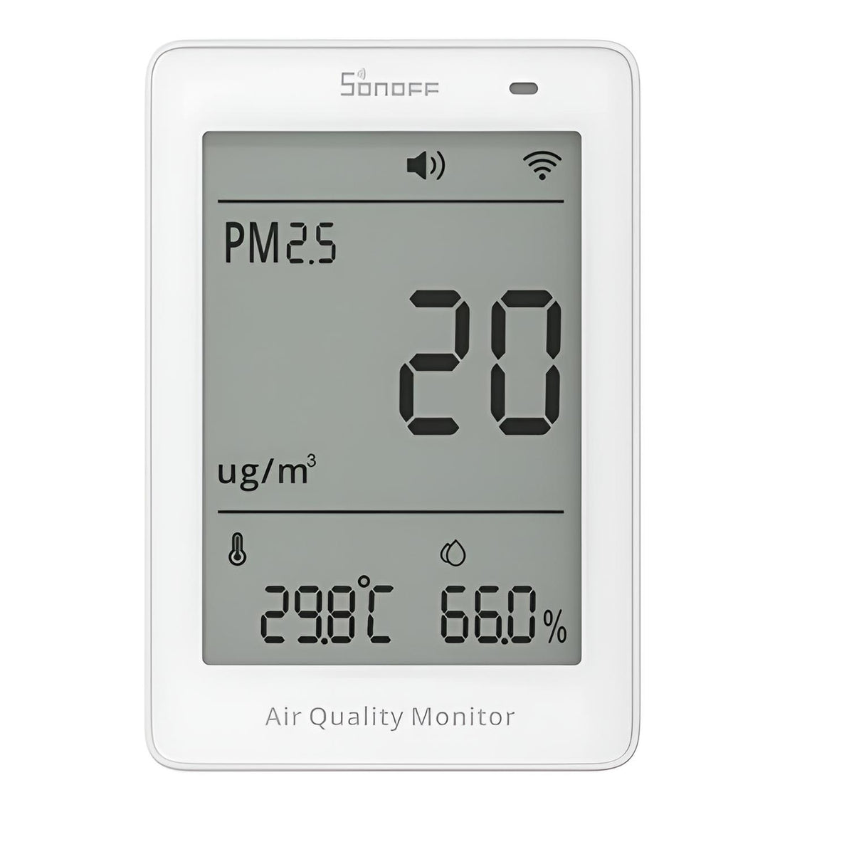 Medidor de Concentración Aérea de Partículas PM2.5/PM10 con Conectividad WiFi Matter – Sonoff AirGuard SAWF-07P