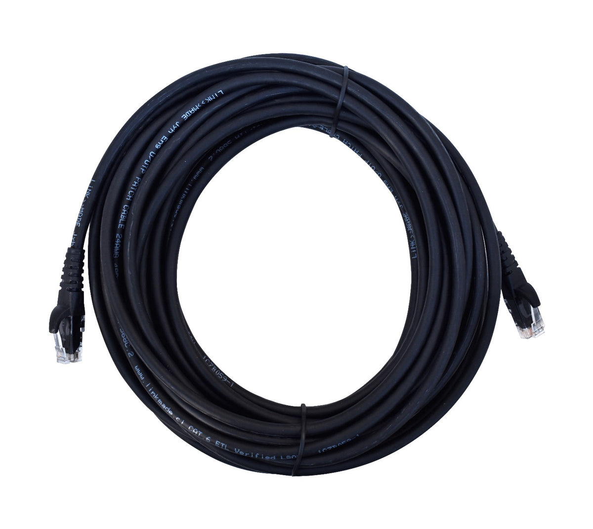 CP6N-100L LINKMADE CABLE PATCH CAT6 NEGRO 10 METROS LSZH CONECTORES MOLDEADOS