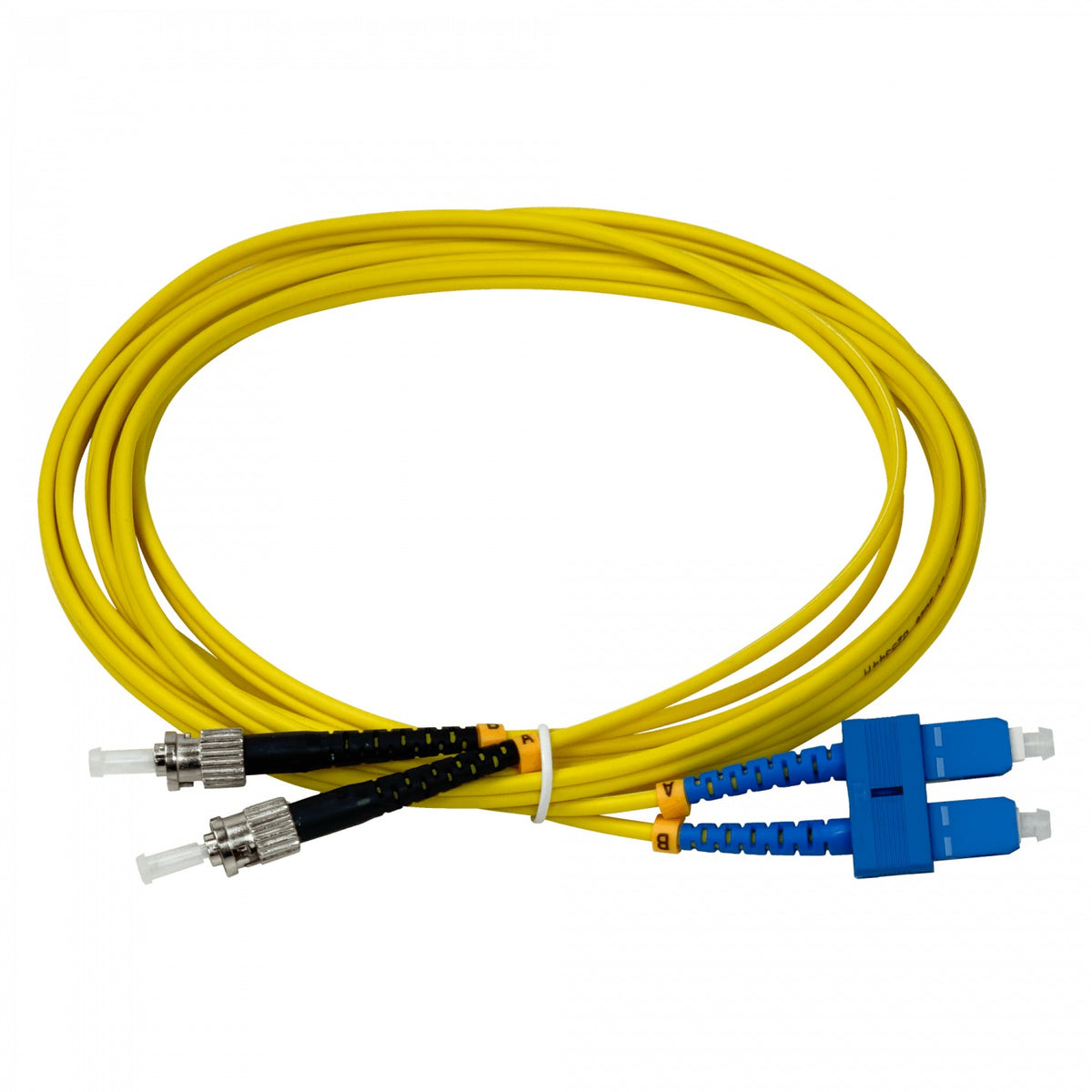 JFSTC3 Cable de Fibra Óptica Monomodo Dúplex ST/UPC-SC/UPC de 3 metros 9/125µm 3mm