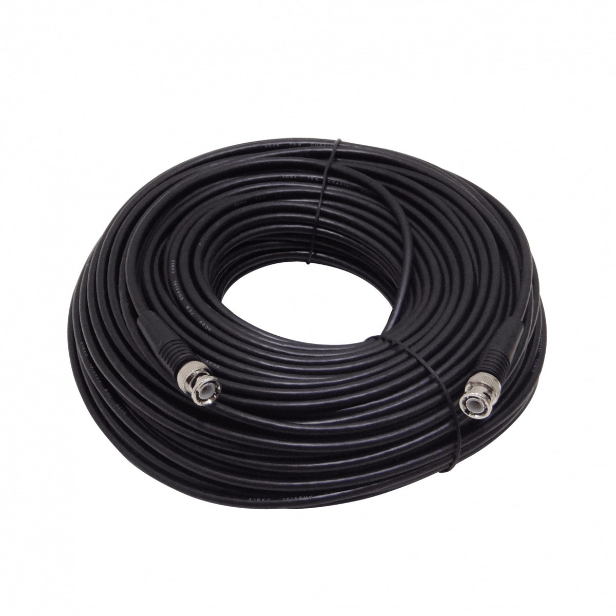 BM2-50MT Cable coaxial RG59 de 50 metros con terminaciones BNC macho a BNC macho, color negro, para CCTV, longitud 5000cm (50,0mt) RG-59