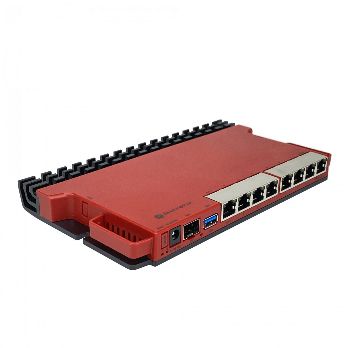 L009UIGS-RM MIKROTIK Router 8 puertos Gigabit 1 puerto SFP 2.5G L5 USB3.0 Consola RJ45 PoE entrada/salida montaje en rack 1U