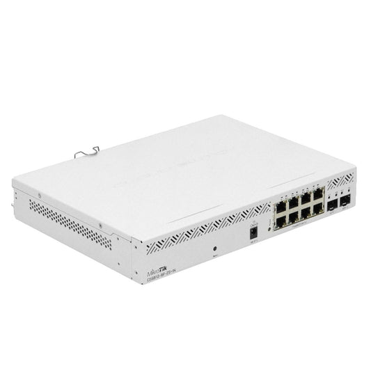 CSS610-8P-2S+IN-LIQ. DE SEGUNDA MANO MIKROTIK 8 puertos 1000 Mbps PoE 140 W totales 2 ranuras SFP+ 10G Conmutador para bastidor 100-240 VCA 48