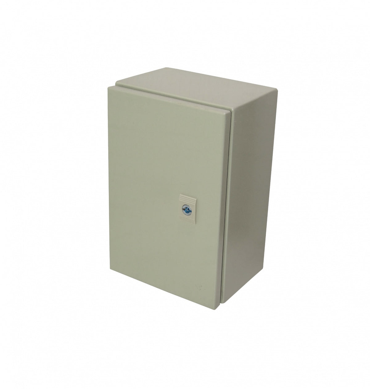 ST2-315 TIBOX Gabinete metálico beige 300x200x150mm 1 puerta sin cerradura IP66 con placa de montaje