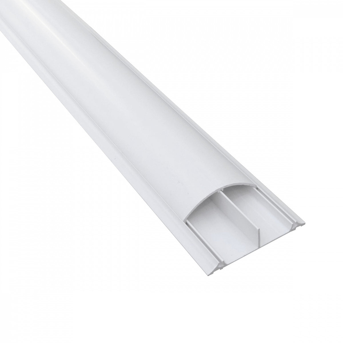 CC-P10025 LINKCHIP Canaleta Plástica de Suelo Blanca 100x25mm 2 metros 2.15mmx1.90mm PVC