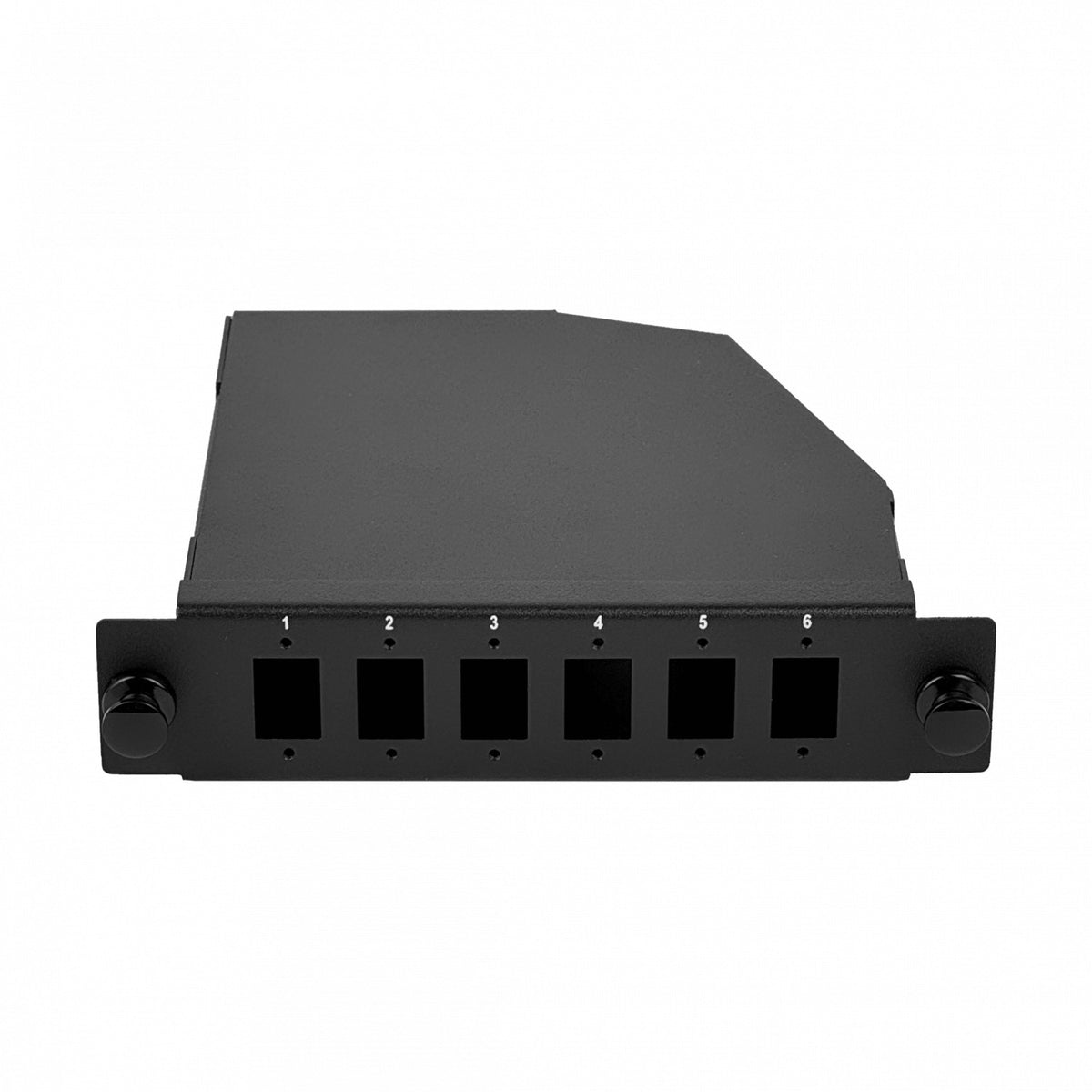 CAVACIO Cassette Vacio para/1U-3P 130mm 6-SC/LC 1-MPO Negro Metalico