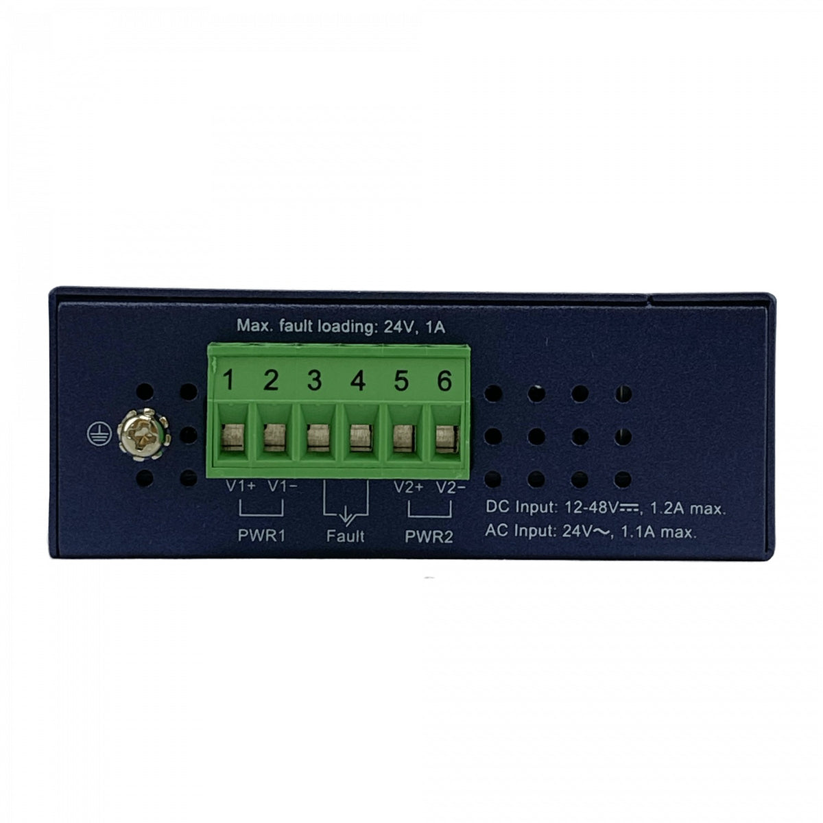 ISW-801T PLANET 8-100 Conmutador Industrial Riel-DIN no-Gestionado req/12-48VDC/24VAC