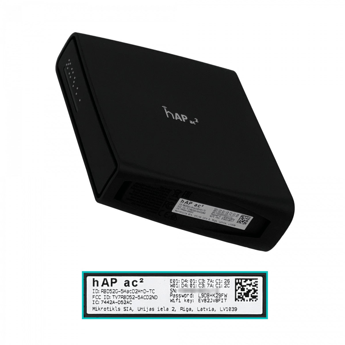 HAP-AC2 MIKROTIK 5-1000 AC1200 2,4GHz/5GHz 2,5dBi USB L4 RBD52G-5HacD2HnD-TC