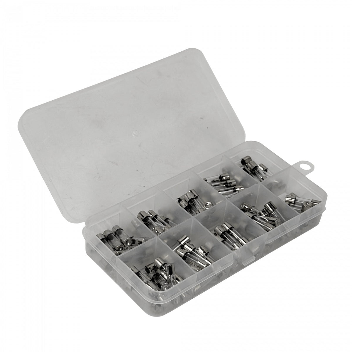 FUSE-5X20 CAJA 100-unids. 0,2A-20A 5x20mm 250V Fusible Rapido Cilindrico Vidrio