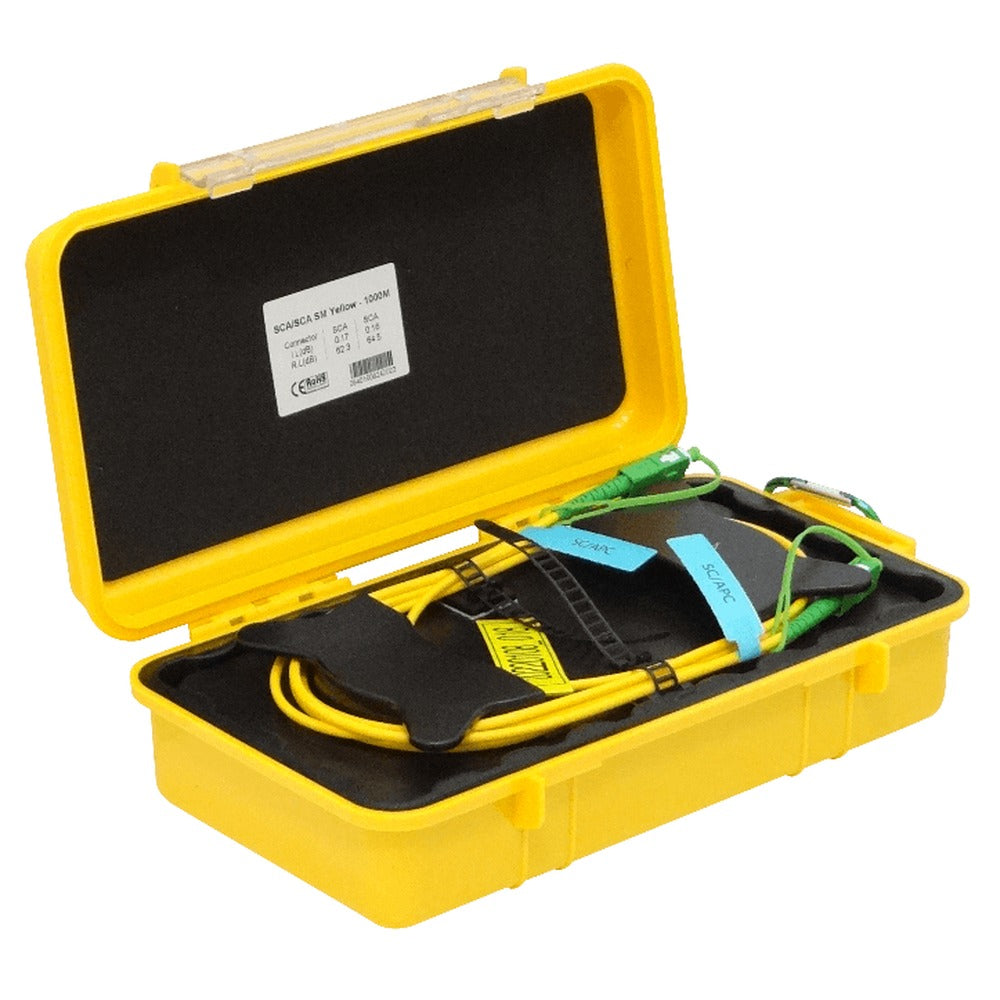 BOB-1AA 1km 9/125 SC-SC/APC G652 Monomodo SM SX 1000mt Carrete Prueba